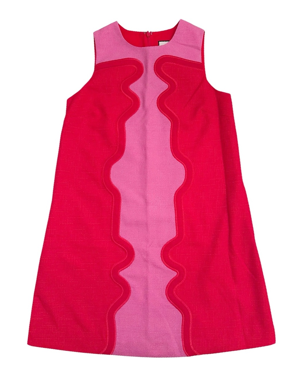 Tuckernuck Red and Pink Colorblock Marlowe Dress XS NWT